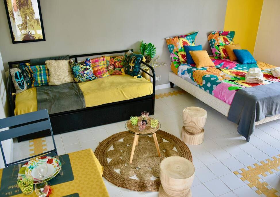 Joli Manga Soley Studio Dans Tres Belle Residence Saint-Francois  Bagian luar foto